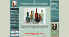 Desktop Screenshot of antikflasker.dk