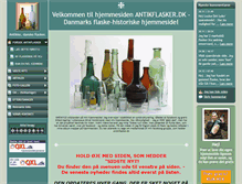 Tablet Screenshot of antikflasker.dk